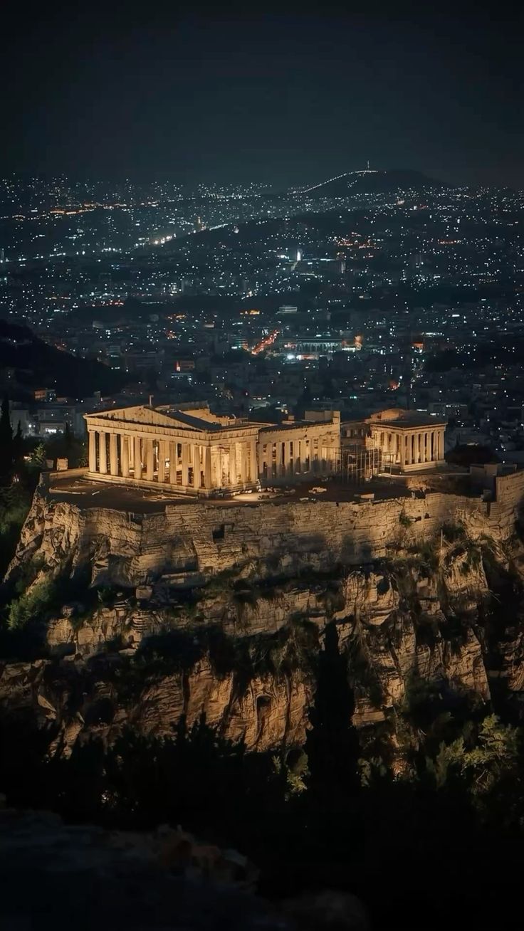 Athens Acropolis by night
